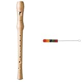 Hohner B9560 Flauta Dulce (En Do, Soprano, De Madera De Peral) + Gewa 755100 Escobilla Flauta Dulce Soprano
