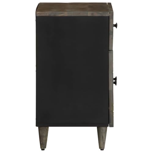 Meuble de chambre élégant gris et table d'appoint polyvalente de salon