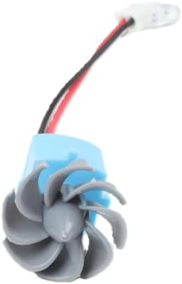 Dual-Purpose Wind and Water Generator 0.01-15V Small Hydroelectric Turbine Kit for Educational Science Experiments Renewable Energy Learning Tool Gray Blue