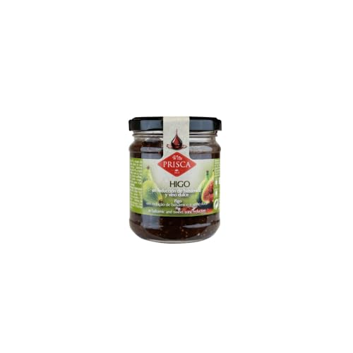 Chutney de Higo em reducción de balsâmico y vino dulce - 230g - Prisca - Ideal Para Quesos, Carnes, Foie Gras y recetas Gourmet