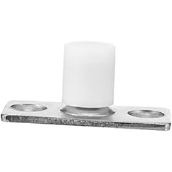 Yardwe 1 Pc Rueda Guía Rodillos Laterales Para Puertas Correderas Puerta De Guía Rodillos y Guías Para Puertas Guía Inferior De Puerta Corredera Corredizo Piso Portón Nylon Blanco