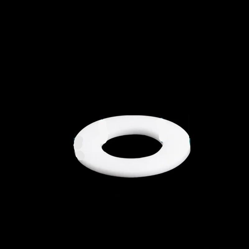Podkładki płaskie PTFE, Białe uszczelki PTFE Plastikowa podkładka płaska o grubości 3 mm Uszczelka Przekładka typu O DN15 do DN200(76x122x3mm)