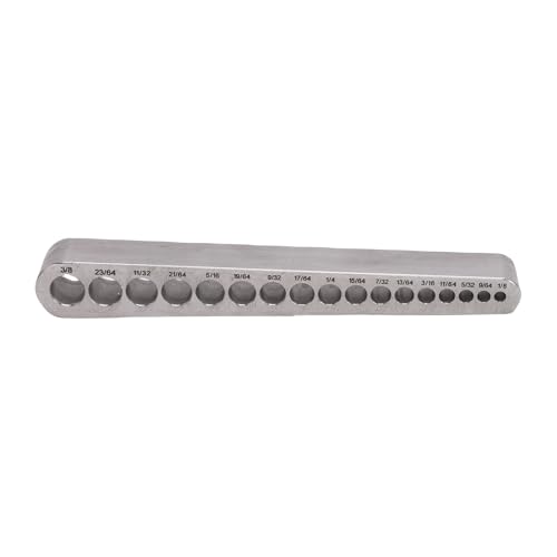 Image of KIMISS Drill Bit 32 to 95cm 17 Drill Sizes Jig Block for Straight Holes Jig BlockStraight H Hole That Ensures for Accuracy Its Holes Delivers Straight Under Sacrificing Any Co