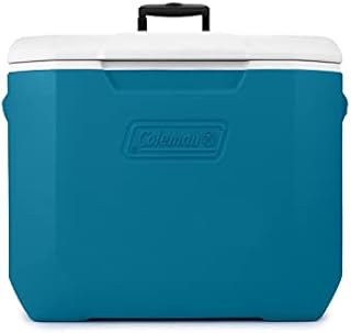Coleman Chiller Series 60qt Wheeled Insulated Portable Cooler, Ice Retention Hard Cooler with Heavy Duty Wheels and Handle