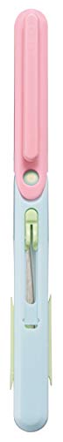 Raymay Fujii Tragbare kompakte Schere für Linkshänder (rosa x...