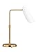 Tresa 9W 1 Led Task Table Lamp in Contemporary and Modern Style-16 Inches Tall and 15 Inches Wide Burnished Brass Matte White Burnished Brass Finish