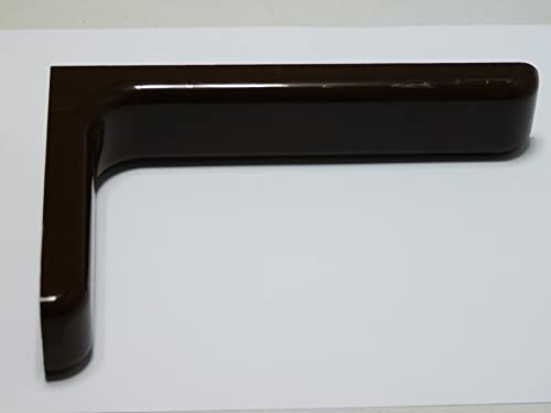 Reggimensola Luna Cm.18 Con Copertura In Plastica Marrone, Completa Di Viti E Tasselli Per Il Montaggio.