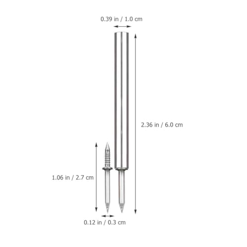 OSALADI set de clavos de hierro doble cabeza para colgar cuadros, sin costuras, de 2.70x0.30x0.30 cm miniatura 7