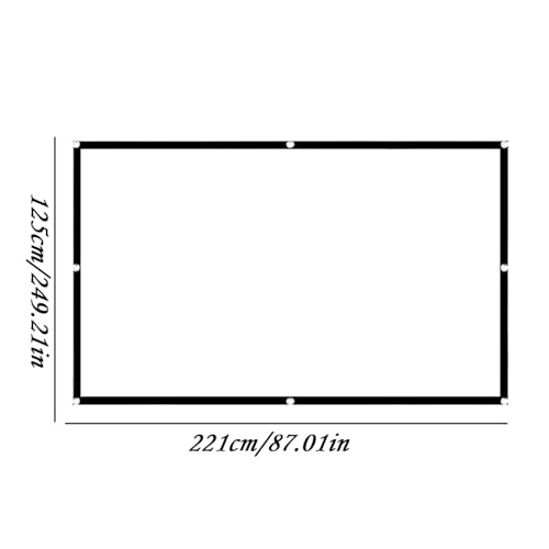 Pantalla de proyector plegable portátil con fijación magnética rápida 2