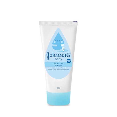 Image of Johnson's Baby Diaper Rash Cream - 20g | Gentle Protection for Baby's Skin | Clinically Proven, Soothes & Prevents Diaper Rash