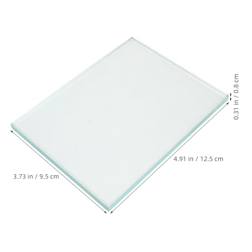 Placa de mezcla de vidrio PRETYZOOM de superficie lisa y limpia para dentistas 2