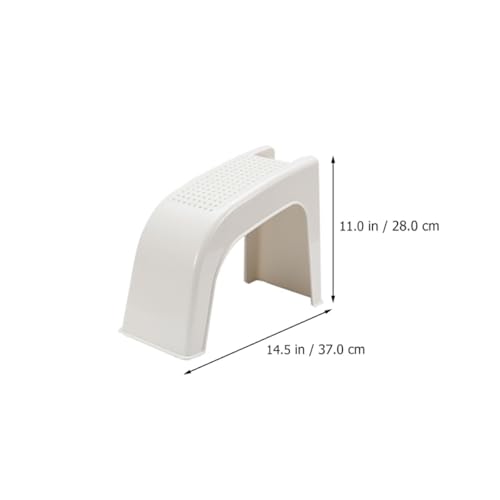 Tabouret de pédicure pour personnes âgées Operitacx plastique beige