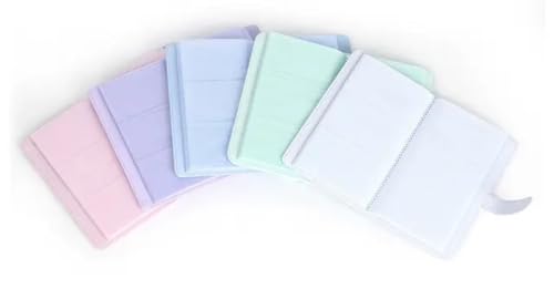 Image of Blossom Pink Mini Photo Album 108 Pockets for 3x2 inch Instax Mini Films - Fits Fujifilm Instax Mini Evo, 7s, 8, 25, 50s, 90, Pringo 231, Polaroid PIC-300P, Z2300, Instax SP-1 - Portable Film Storage Book
