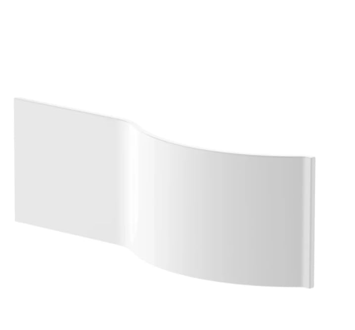 Bathtub P Shaped Bathroom Bath Tub White Bath Side Panel End Screen White (Side Bath Panel 1500mm Universal)