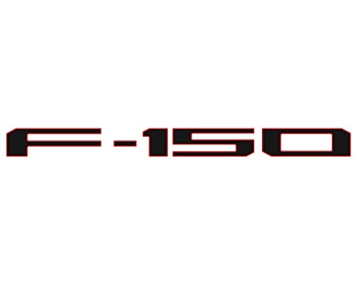Image of F-150 Tailgate Emblem Letter Inserts - Compatible with 2021-2026 F-150