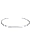 Elli PREMIUM Armband Armreif Offen Verstellbar Basic Piece 925 Silber
