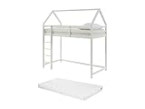 tarzan juegos para descargar pc Diseño de tipo: Sobre suelo Vente-unique - Cama Alta cabaÒa 90 x 190 cm - Pino - Blanco + ColchÛn - TARZIA