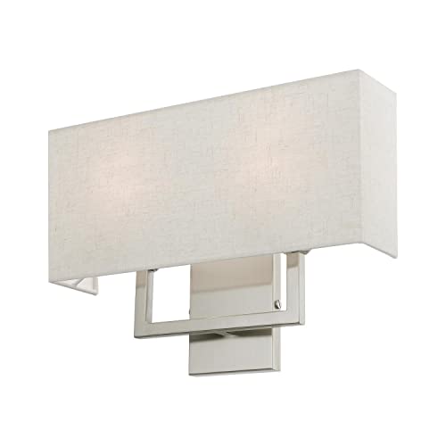 Image of Livex Lighting 50995-91 Pierson Wall Sconce, Brushed Nickel