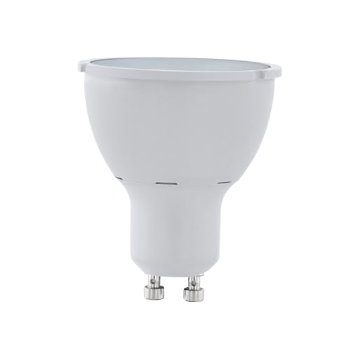 EGLO GU10 LED Spot dimmbar in Stufen, Reflektor-Glühbirne zum Dimmen mit Lichtschalter, 4,8 Watt (entspricht 57 Watt), 400 Lumen, Leuchtmittel warmweiß, 3000 K, Glühlampe Ø 5 cm
