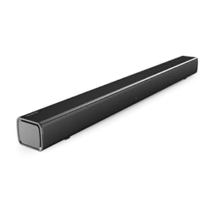 Panasonic SC-HTB100 Slim Soundbar for Dynamic Sound with Bluetooth, USB, HDMI and AUX- in Connectivity , Black