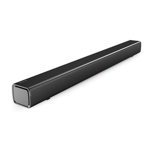 Panasonic SC-HTB100 Slim Soundbar for Dynamic Sound with Bluetooth, USB, HDMI and AUX- in Connectivity , Black
