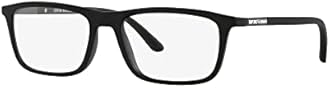 Emporio Armani Men's Ea4160 Sunglasses with Two Interchangeable Clip-ons Rectangular
