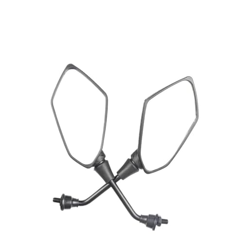 Espejos retrovisores de fibra de carbono para motocicleta y electrombile con rosca de 8mm y 10mm 6