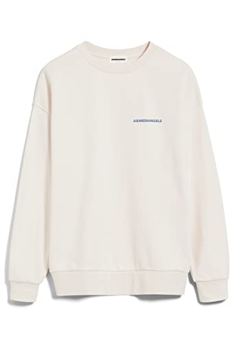 ARMEDANGELS Damen Sweatshirt Oversized Fit aus Bio-Baumwolle Aarin Colombe...