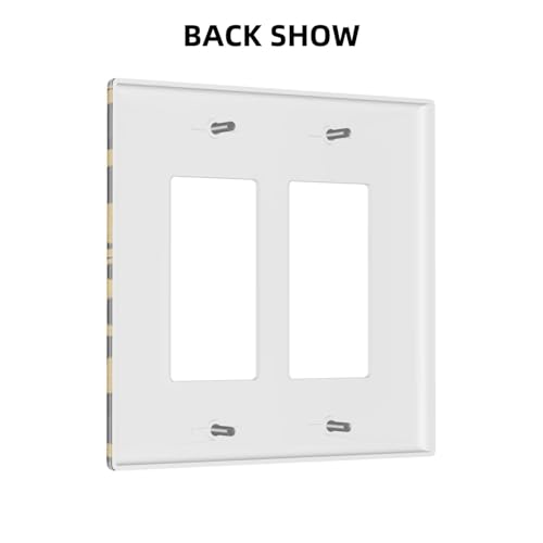 Decorative Outlet Covers Black Background with Golden Spiderweb Spider 2 Gang Light Switch Cover Plate Double Rocker Wall Plate Switch Plate Covers for Bedroom Decor