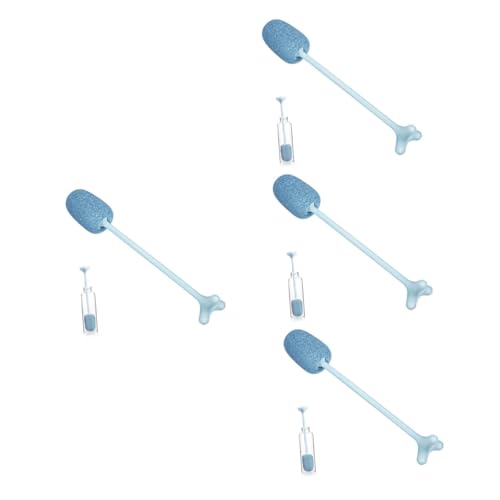 HAPINARY 4pcs Sponge Cleaning Brush Bottle Brush Bowl Handle Cleaner Bottle Sponge Coffee Cleaner Bottle Cup Cleaner Water Mug Brush Bottle Cleaning Tools Cleaning Brush Material is Pp