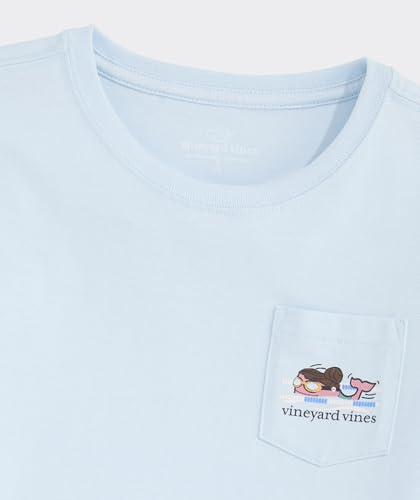 vineyard vines Girls' Swim Meet Whales Short-Sleeve Pocket Tee4