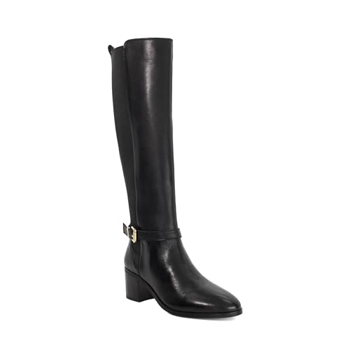 Dune London Ladies TILBYS Mid Height Leather Knee High Boots Size UK 8