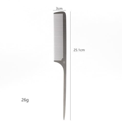 2 Piezas Peines de Metal para Peluquería Profesional miniatura 2