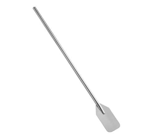 Soro Essentials- 48” Stainless Steel Mixing Stir Paddle with Tubular Handle- Long Stir Paddle for Large Batch Cooking Stirring Spatula for Brewing Handle Cooking Cajun Crawfish Boil in Big Stock Pots