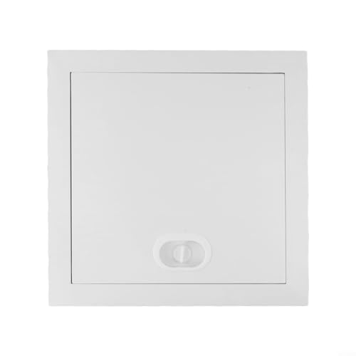 The Solution, porta a battente in lega di alluminio zincato, resistente, con funzioni facili da usare (250 x 250 mm)