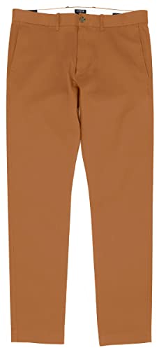 J.Crew Mercantile Men's Straight-fit Stretch Chino Pant (34W x 32L, Baywood Brown)