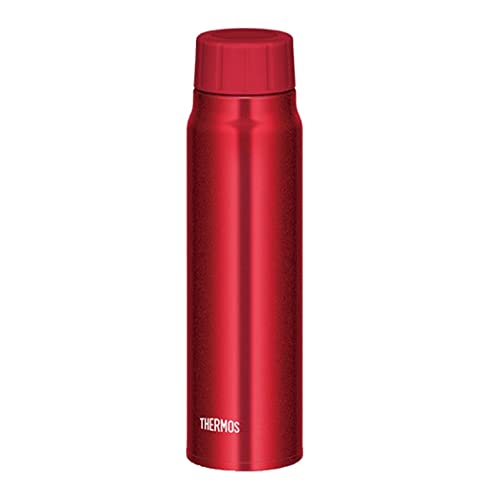 サーモス 水筒 保冷 炭酸飲料ボトル 500ml FJK-500 箱入り (レッド)