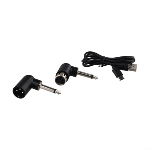 Sistema inalámbrico para micrófono XLR, transmisor y receptor 2.4G para micrófono dinámico y mezclador de audio (1 en 1) miniatura 6
