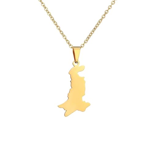 Pendentif Pakistan Europe Amérique collier chaîne pour le quotidien