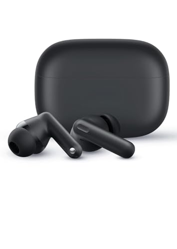 Image of Buds T310 True Wireless in-Ear Earbuds with 46dB Hybrid ANC, 360 Spatial Audio, 12.4mm Dynamic Bass Driver, Upto 40Hrs Battery and Fast Charging (Black)