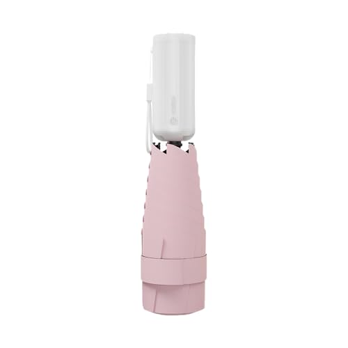 Parasol pliable automatique avec ventilateur intégré et protection anti-UV