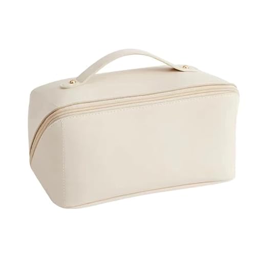 Sacs de rangement de maquillage avec poignée et séparateur grand sac cosmétique