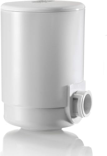 Laica FR01A Hydrosmart Componente di Ricambio per Filtro Rubinetto, 900 lt di Acqua Filtrata, Riduce: Cloro, Microplastiche, Erbicidi e Altri Ancora, 100% Made in Italy, Bianco