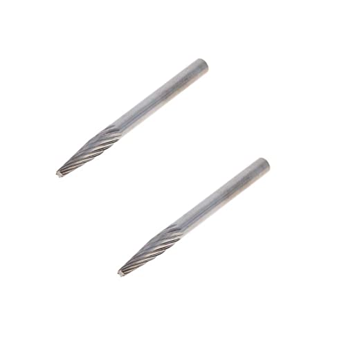 Fresas Rotativas Auniwaig 3mm de Carburo de Tungsteno 2 Piezas miniatura 1