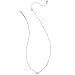 Kendra Scott Mini Elisa Rhodium-Plated Satellite Short Pendant Necklace in Ivory Mother Of Pearl, Fashion Jewelry for Women
