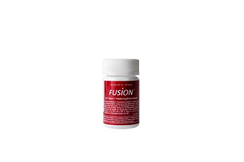 Fusion Iron Supplement - 65 mg Ferrous Fumarate - 65 mg Polysaccharide Iron Complex Boosted by Patented Probiotics and Vitamin C