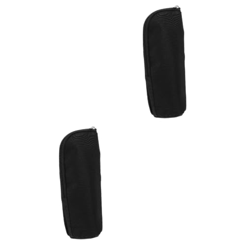 Toddmomy 2pcs Insulated Milk Bottle Pouch Climate-controlled Carrier for Drinks and Snacks Convenient Stroller Attachment Design for Long-term Use Black Random Zipper