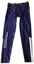 Under Armour Mens Compression Leggings L Blue/White