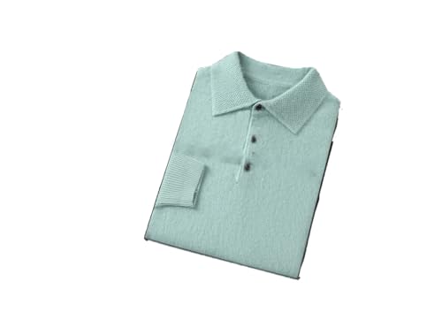 Men Knitted Sweater Loose Lapel Collar Pullovers Long Sleeve Loose Fit Sweater