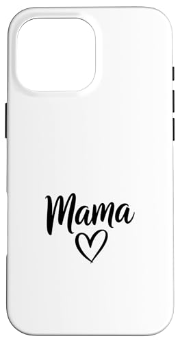 Mama Heart Design - Simple Aesthetic Mom ���p �X�}�z�P�[�X iPhone 16 Pro Max �p